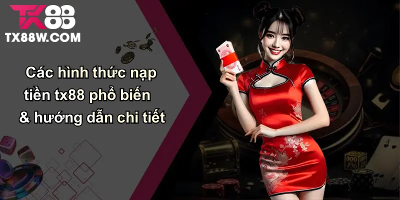Nạp Tiền TX88: Tất Cả Những Điều Bạn Cần Biết Từ A Đến Z 2 Các hình thức nạp tiền tx88 phổ biến & hướng dẫn chi tiết