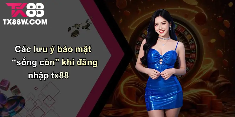 Đăng Nhập TX88 Cá Cược An Toàn, Tiện Lợi Cho Người Chơi Việt 5 Các lưu ý bảo mật “sống còn” khi đăng nhập tx88