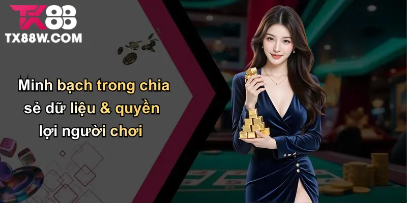Chính Sách Bảo Mật: Cam Kết Minh Bạch, An Toàn Tại TX88 4 Minh bạch trong chia sẻ dữ liệu & quyền lợi người chơi
